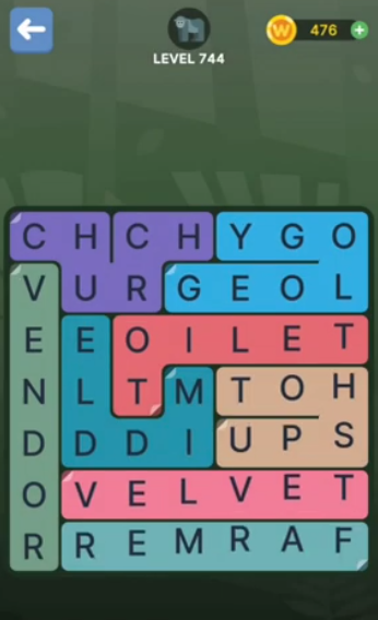 FillWords Level 744