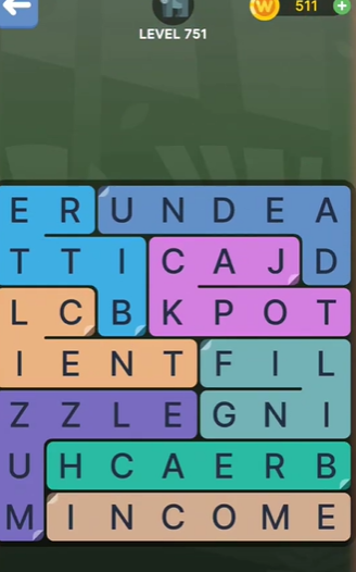 FillWords Level 751