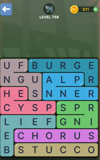 FillWords Level 758