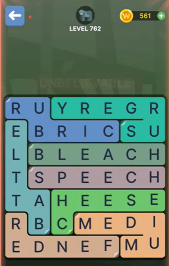 FillWords Level 762