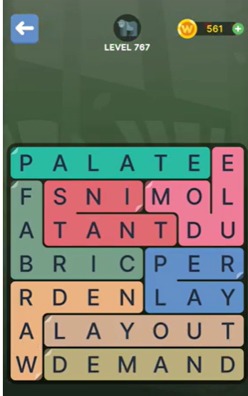 FillWords Level 767