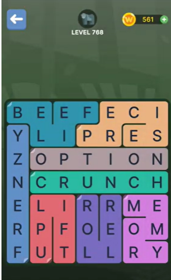 FillWords Level 768