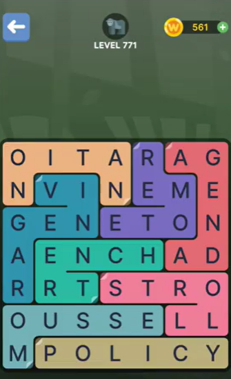 FillWords Level 771
