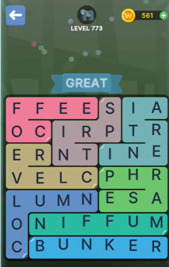FillWords Level 773