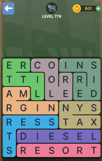 FillWords Level 779