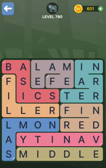 FillWords Level 780