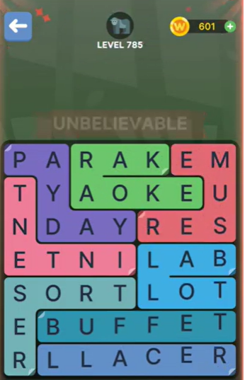 FillWords Level 785