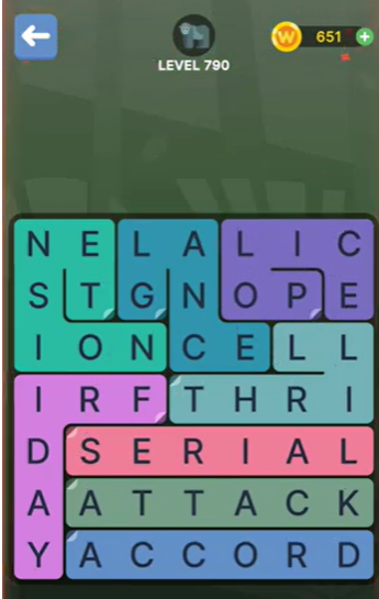 FillWords Level 790