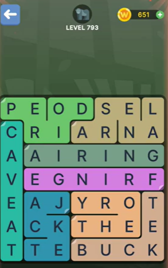 FillWords Level 793