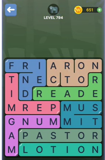FillWords Level 794