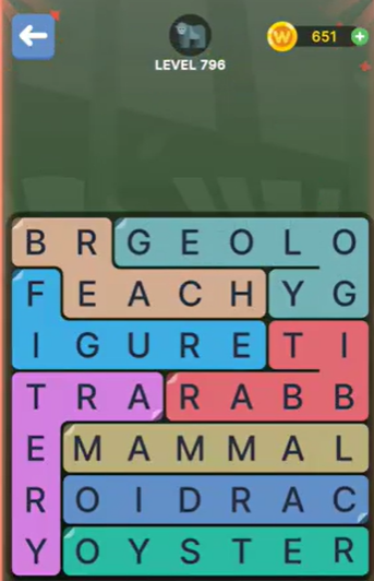 FillWords Level 796