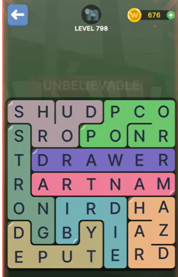FillWords Level 798