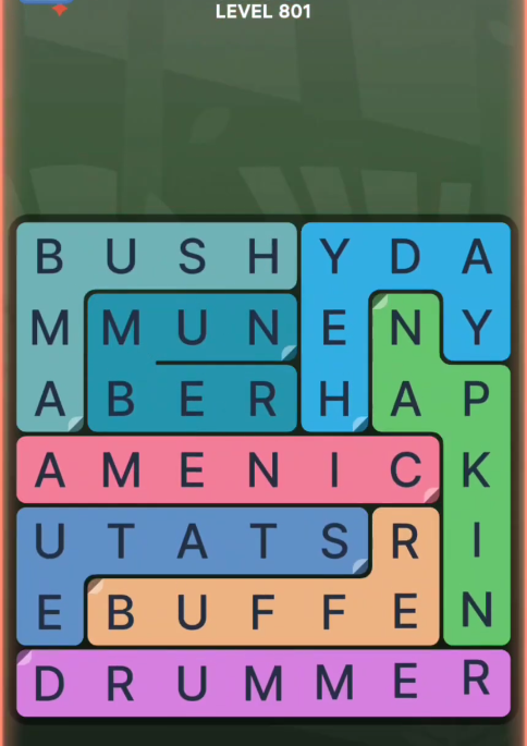 FillWords Level 801