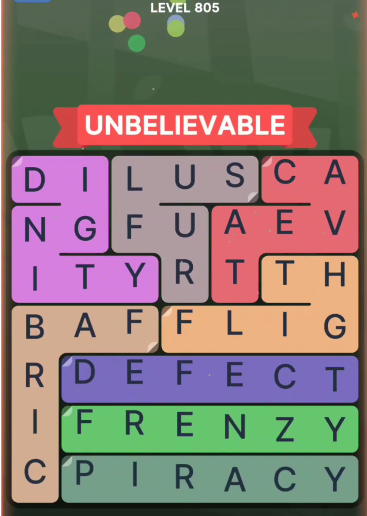 FillWords Level 805