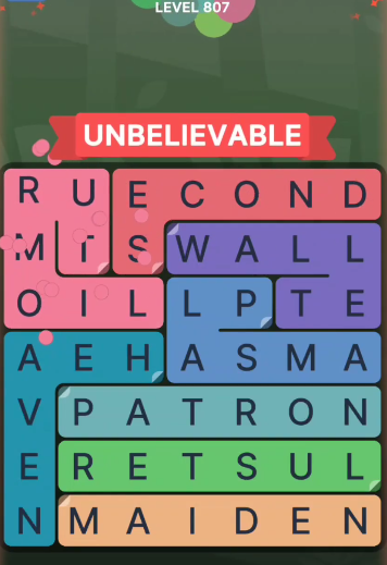 FillWords Level 807