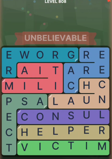 FillWords Level 808
