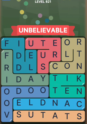 FillWords Level 821
