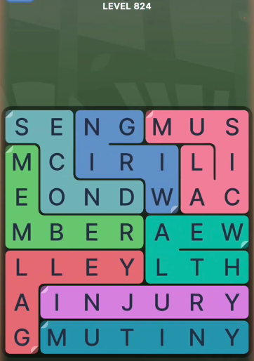 FillWords Level 824