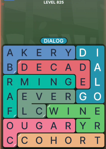 FillWords Level 825