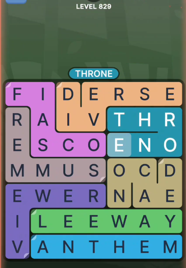 FillWords Level 829
