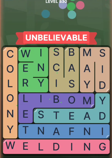 FillWords Level 830