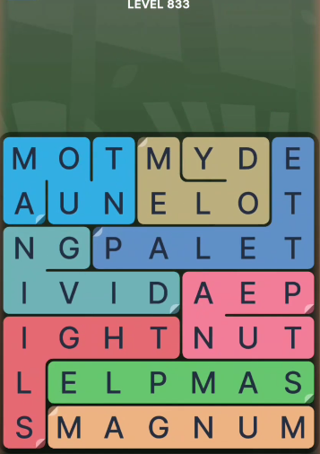 FillWords Level 833