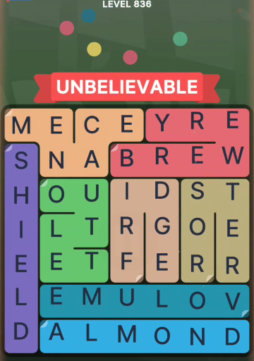 FillWords Level 836