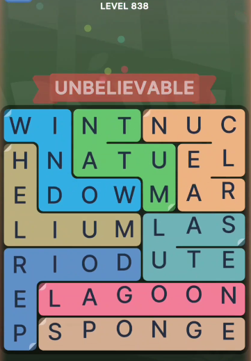 FillWords Level 838