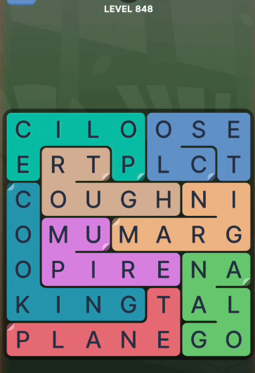 FillWords Level 848