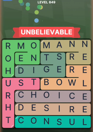 FillWords Level 849
