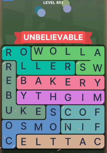 FillWords Level 851