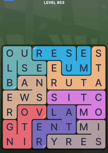 FillWords Level 853