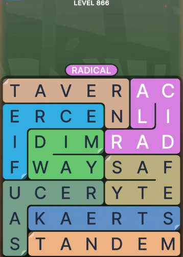 FillWords Level 866