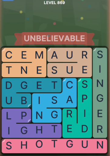 FillWords Level 869