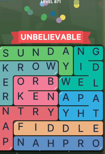 FillWords Level 871