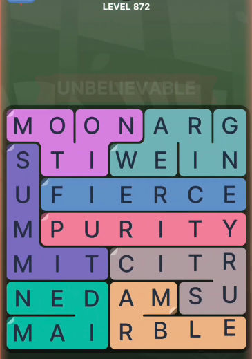 FillWords Level 872