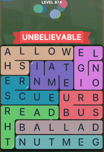 FillWords Level 874