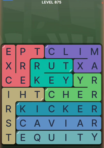 FillWords Level 875