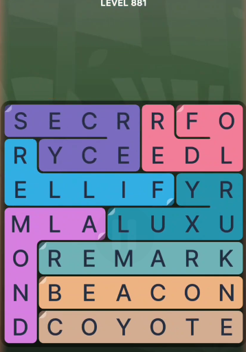 FillWords Level 881