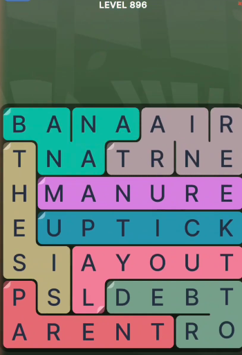 FillWords Level 896
