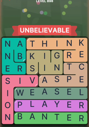 FillWords Level 898