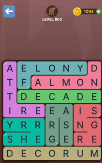 FillWords Level 905