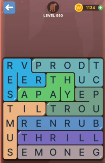 FillWords Level 910