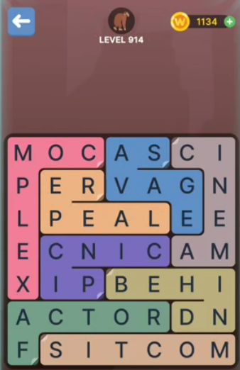 FillWords Level 914