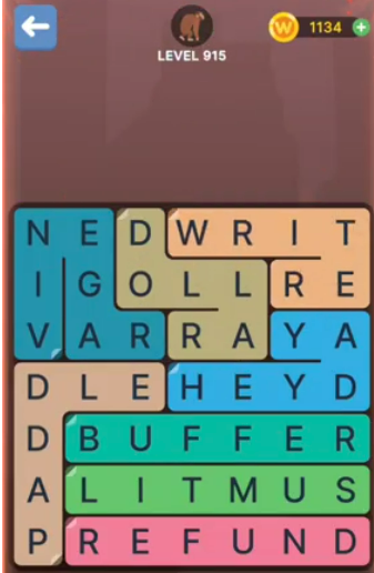FillWords Level 915