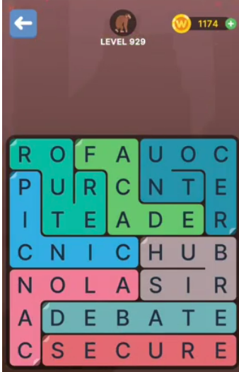 FillWords Level 929