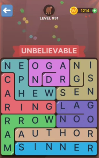 FillWords Level 931