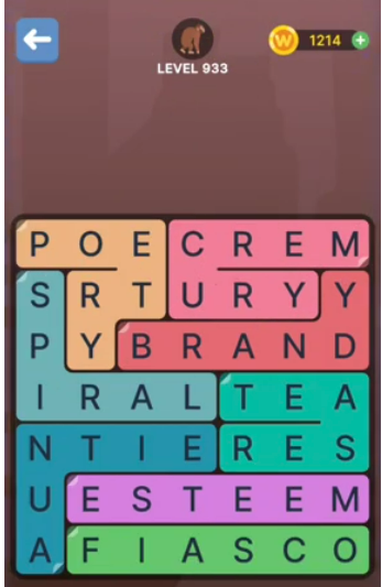 FillWords Level 933