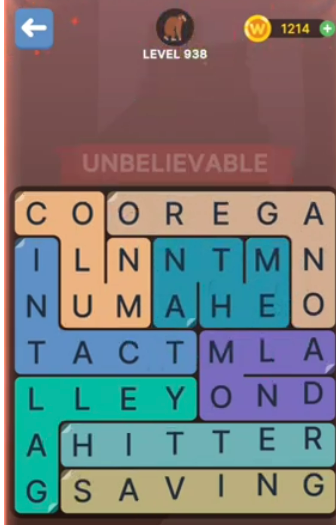FillWords Level 938
