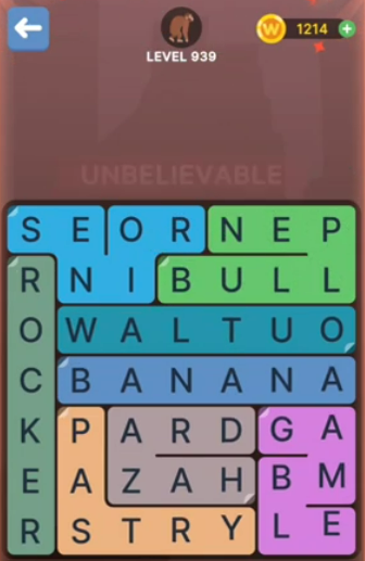 FillWords Level 939
